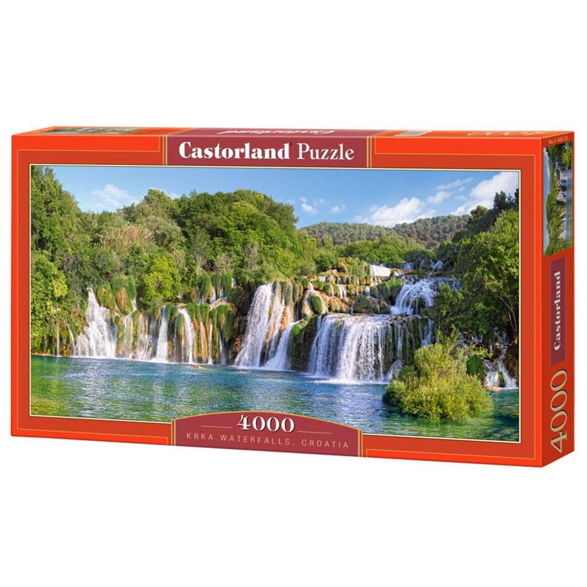 Castorland Puzzle 4000 pièces : Cascades du Parc National de Krka en Croatie