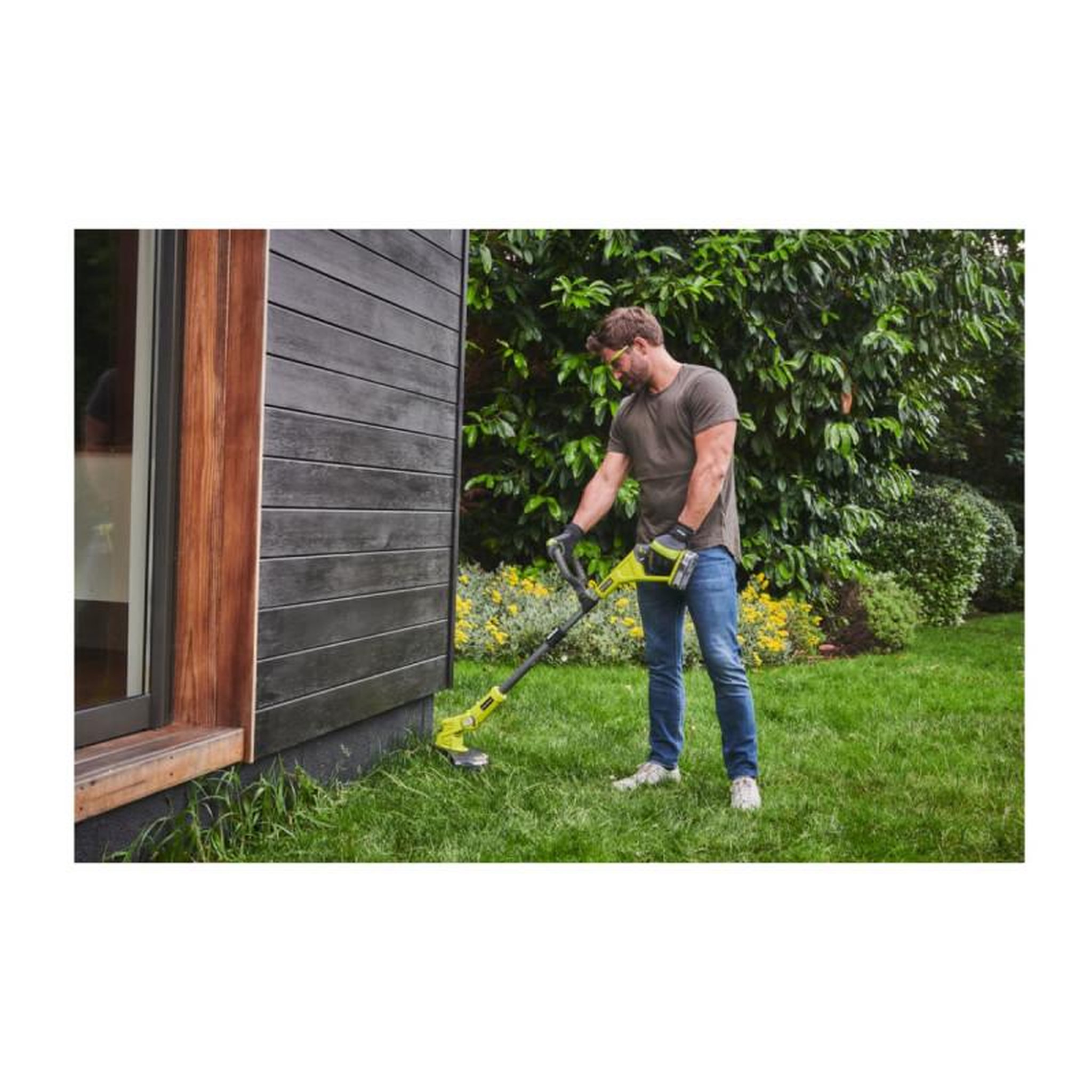 Voir la diapositive 3 : Ryobi Coupe bordures - dresse bordures ryobi 18v one+ - 1 batterie lithiumplus 2.5ah - 1 chargeur rapide