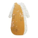 Petit Béguin Gigoteuse d'hiver en velours avec manches amovibles Emilie. Coloris disponibles : Beige