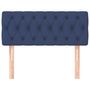Voir la diapositive 3 : VIDAXL Tete de lit Bleu 100x7x78/88 cm Tissu