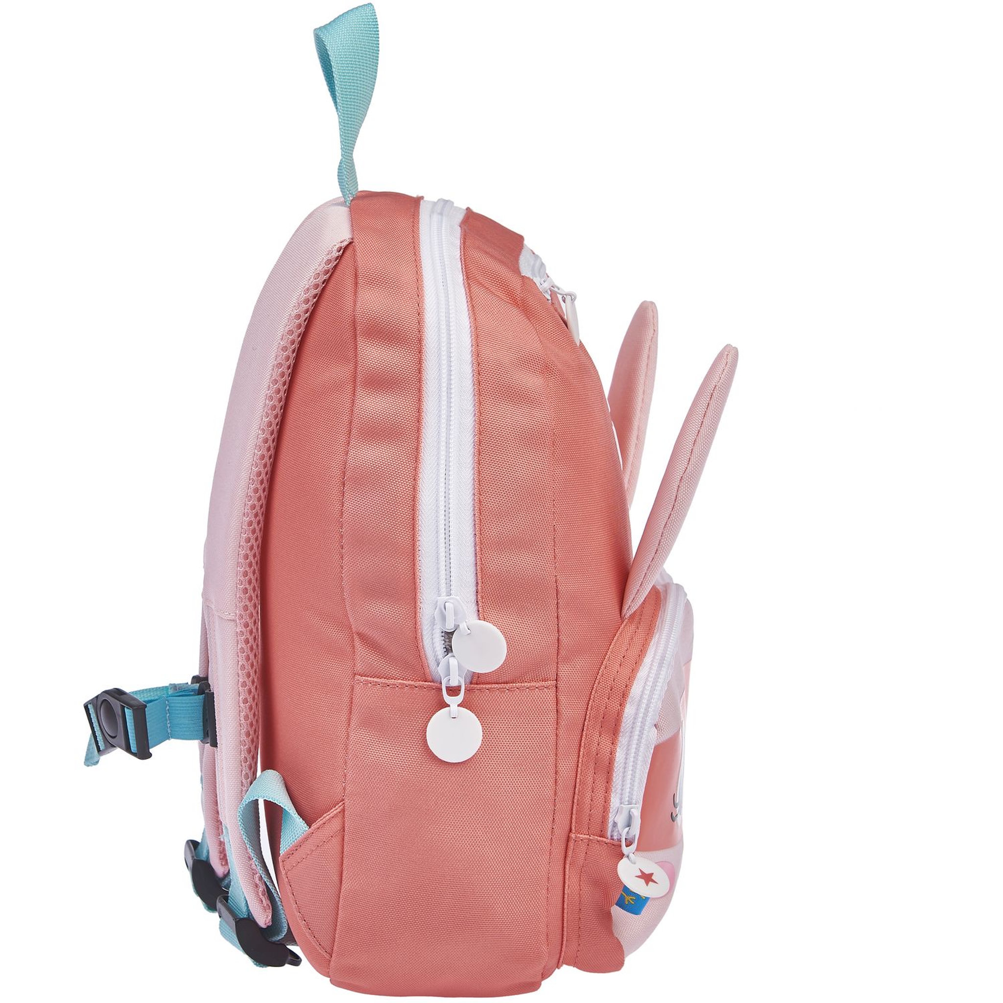 Voir la diapositive 3 : AUCHAN Sac maternelle cape rose lapin