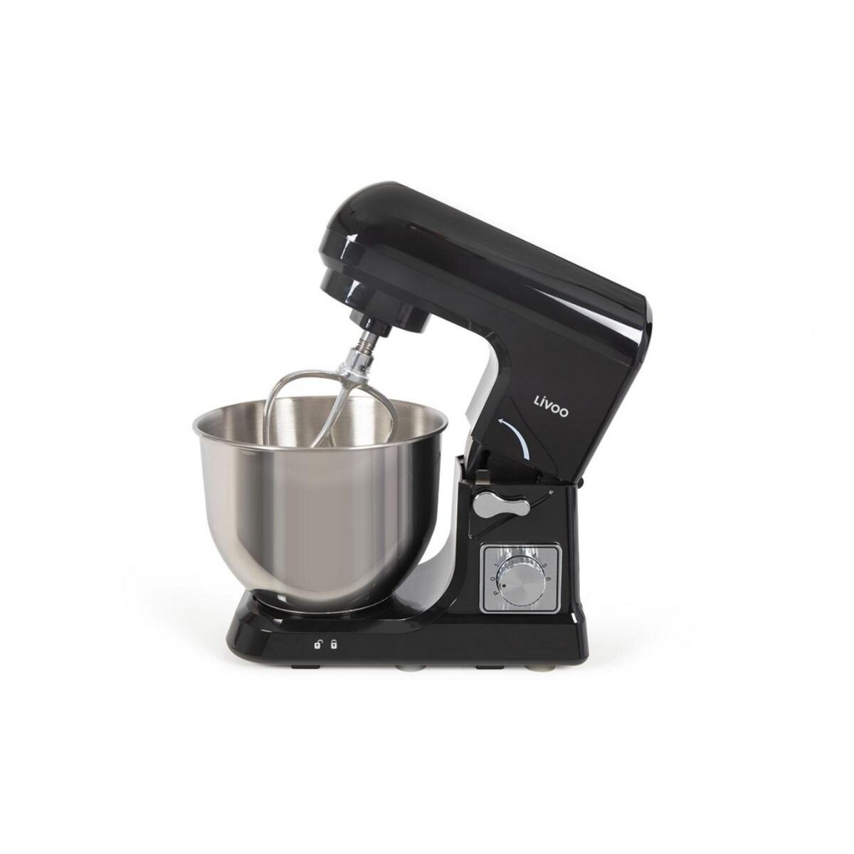 LIVOO Robot pâtissier multifonction 5l 1000w noir - DOP190N