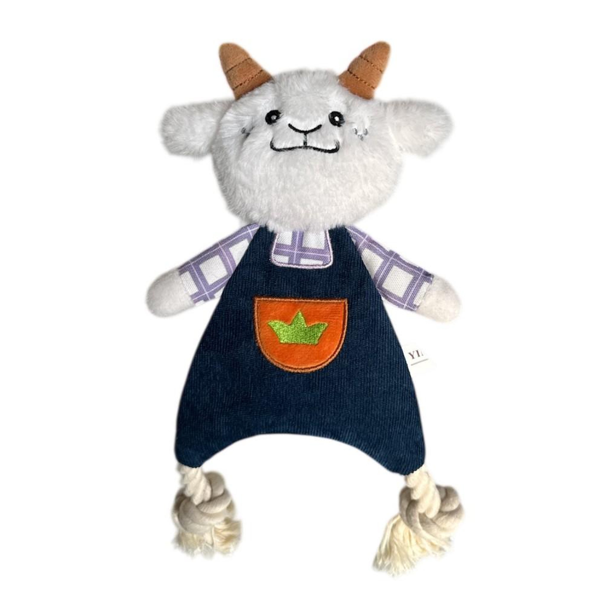Voir la diapositive 1 : MON AMI LUKI Jouet chien corde peluche forme animaux - jeu, mastication et traction