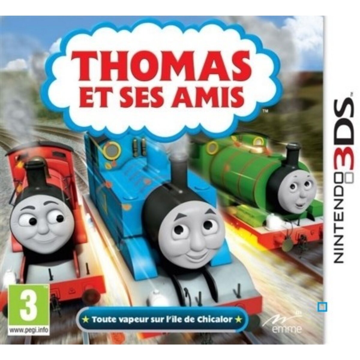 Thomas et ses Amis : Toute Vapeur sur l'île de Chicalor - 3DS