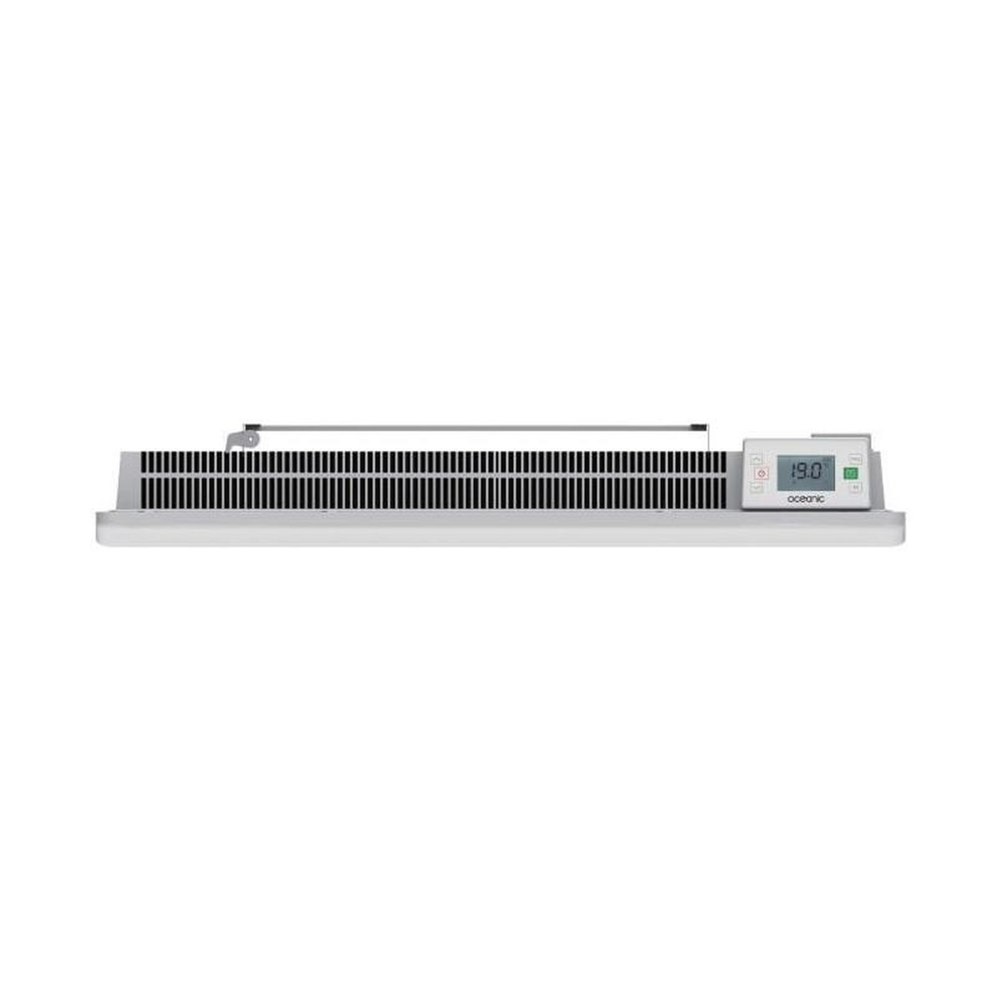Voir la diapositive 5 : OCEANIC Radiateur électrique fixe a inertie seche céramique 1500W OCEANIC Rubis - Design galbé - Blanc - NF