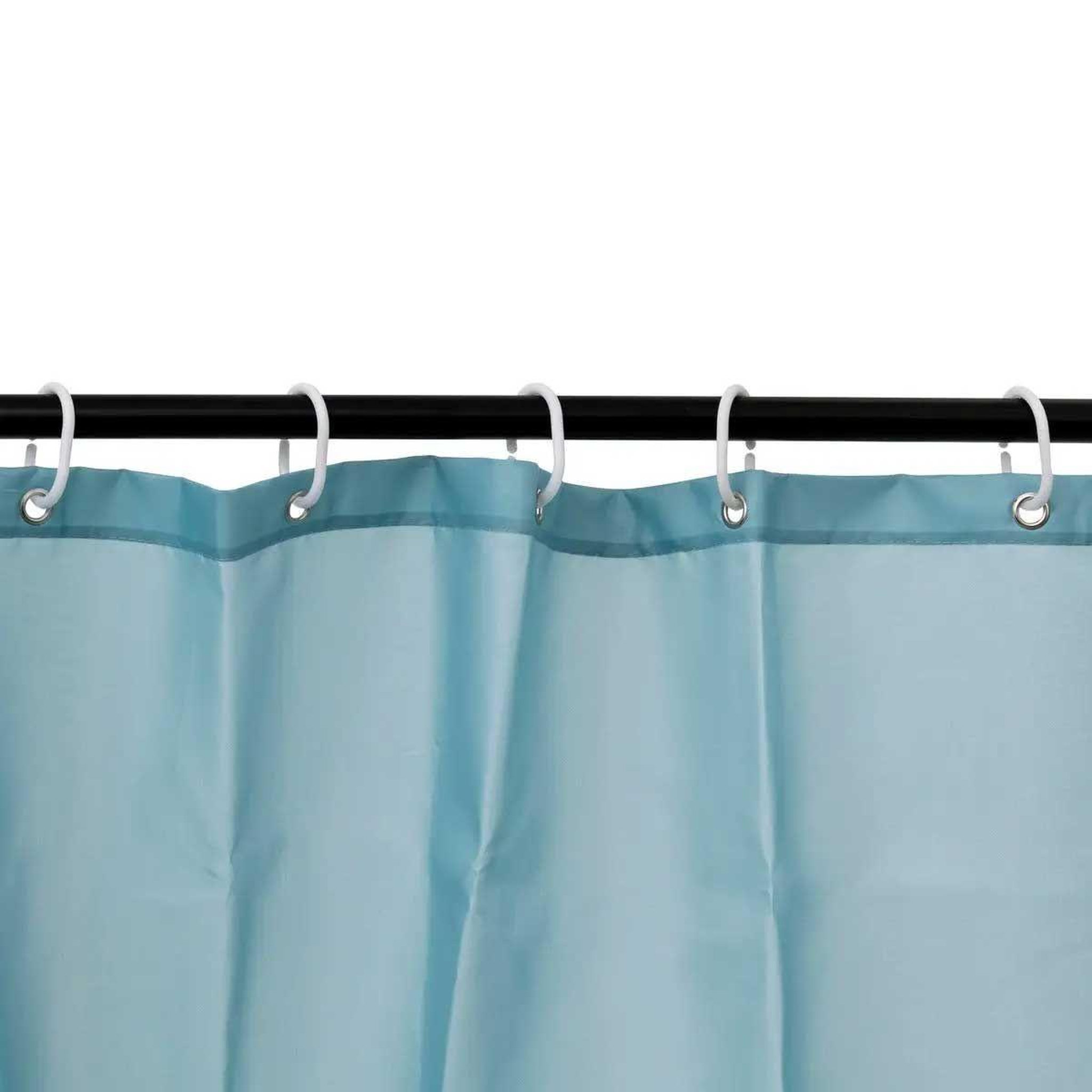 Voir la diapositive 2 : FIVE Rideau de Douche  Classique  180x200cm Bleu Arctique