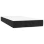 Voir la diapositive 5 : VIDAXL Sommier a lattes de lit et matelas Noir 200x200 cm Velours