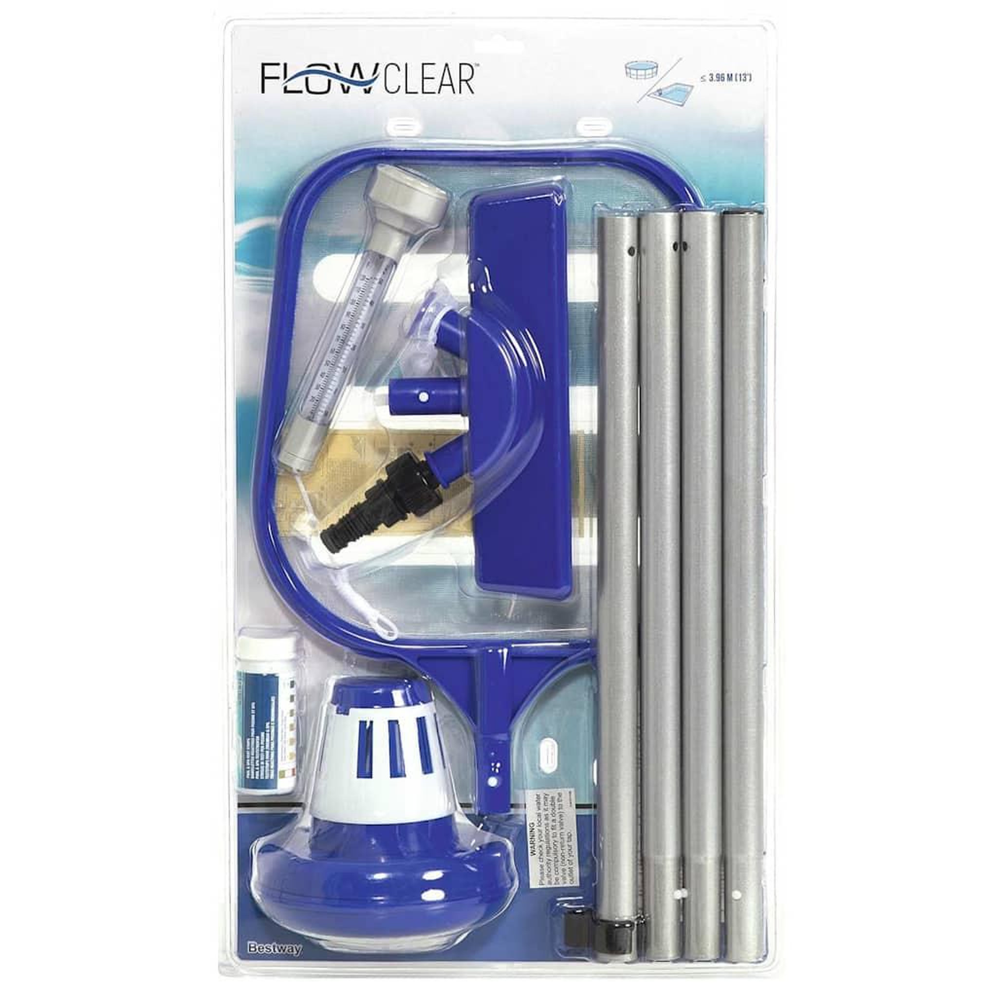 Voir la diapositive 4 : BESTWAY Bestway kit d'entretien de piscine hors sol flowclear