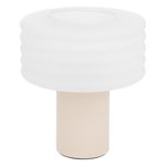 ATMOSPHERA Lampe à Poser en Verre  Asti  36cm Beige
