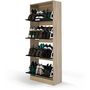 Voir la diapositive 1 : Meuble à chaussures 4 portes L60 cm TOWA