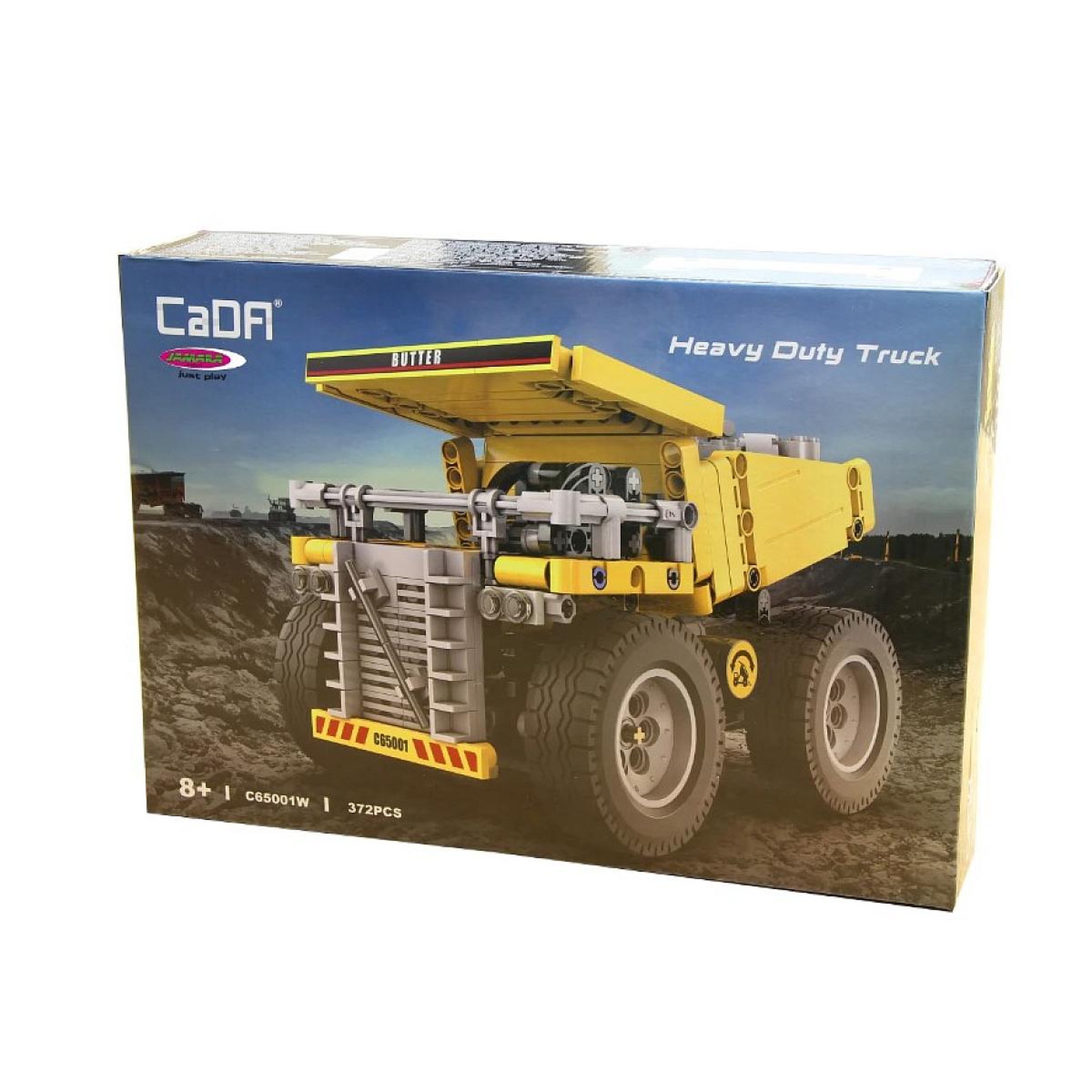 Voir la diapositive 2 : Jamara CaDA Camion benne Bricks jaune