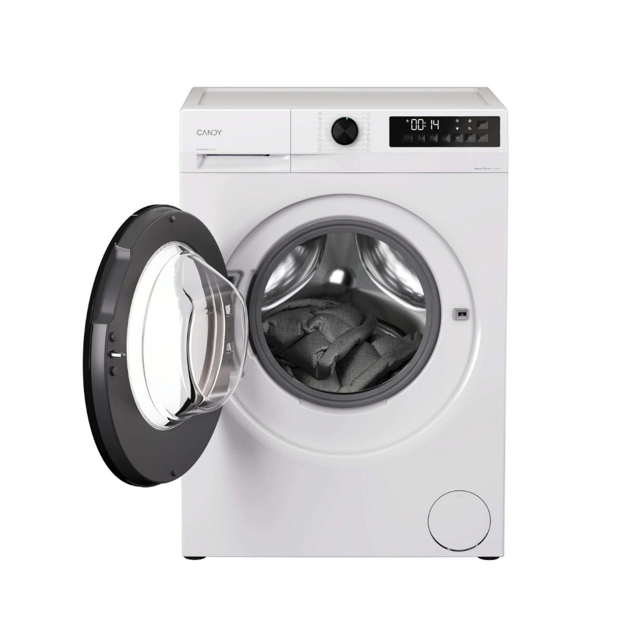 Voir la diapositive 4 : Candy Lave-linge frontal 8kg 1400 tours/min - gd48sb6-s
