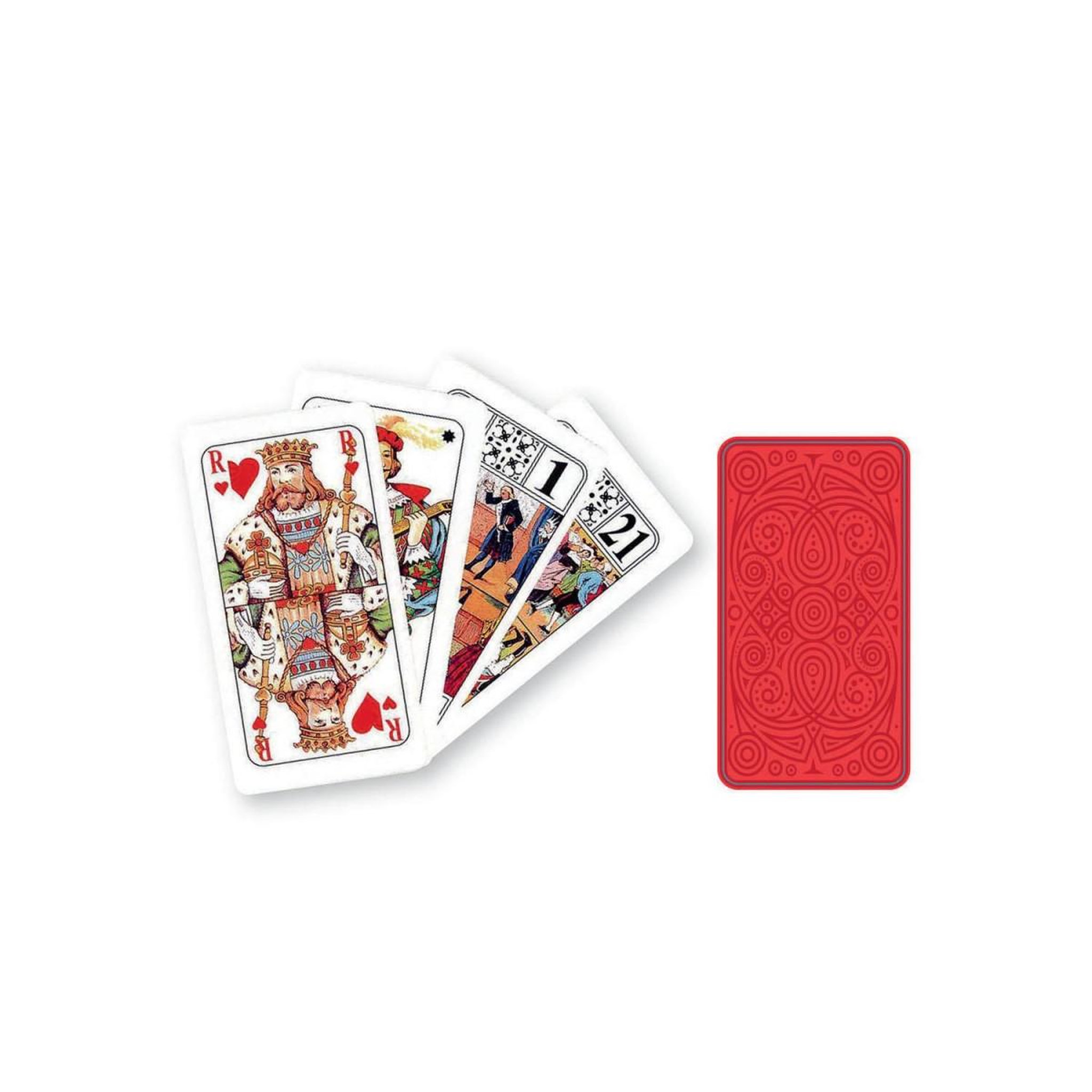 Voir la diapositive 2 : MISTER GADGET Jeu de Tarot 78 Cartes  Juego  11cm Gris