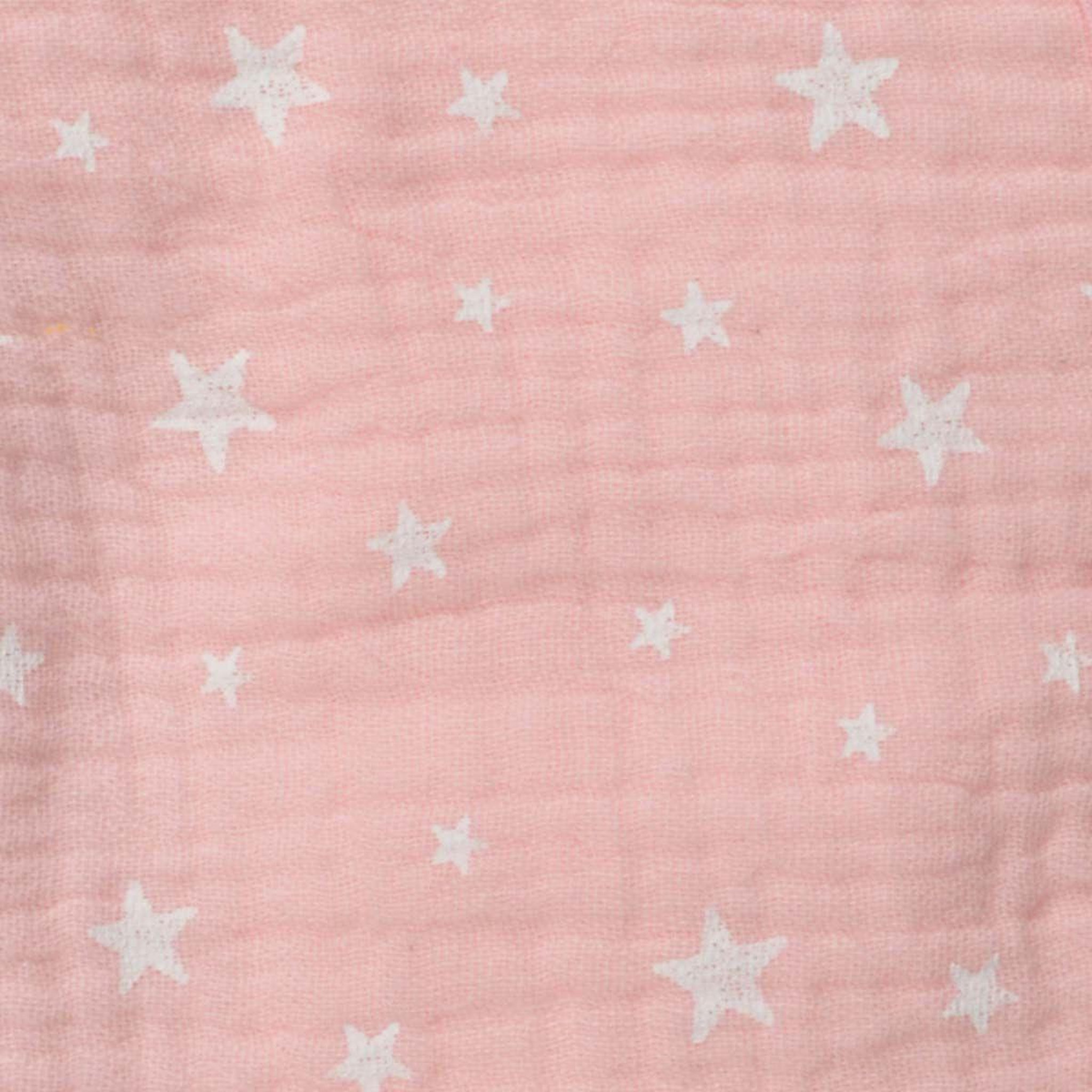 Voir la diapositive 3 : BEBE DOUCEUR Lot de 3 langes bébé  absorbant  70x70cm rose