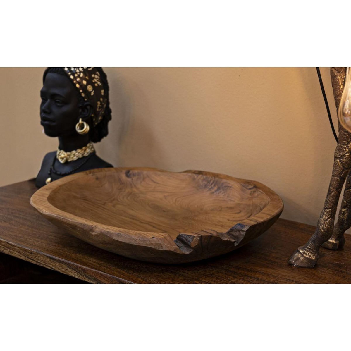 Paris Prix Vide-Poche en Bois  Wahan  43cm Naturel