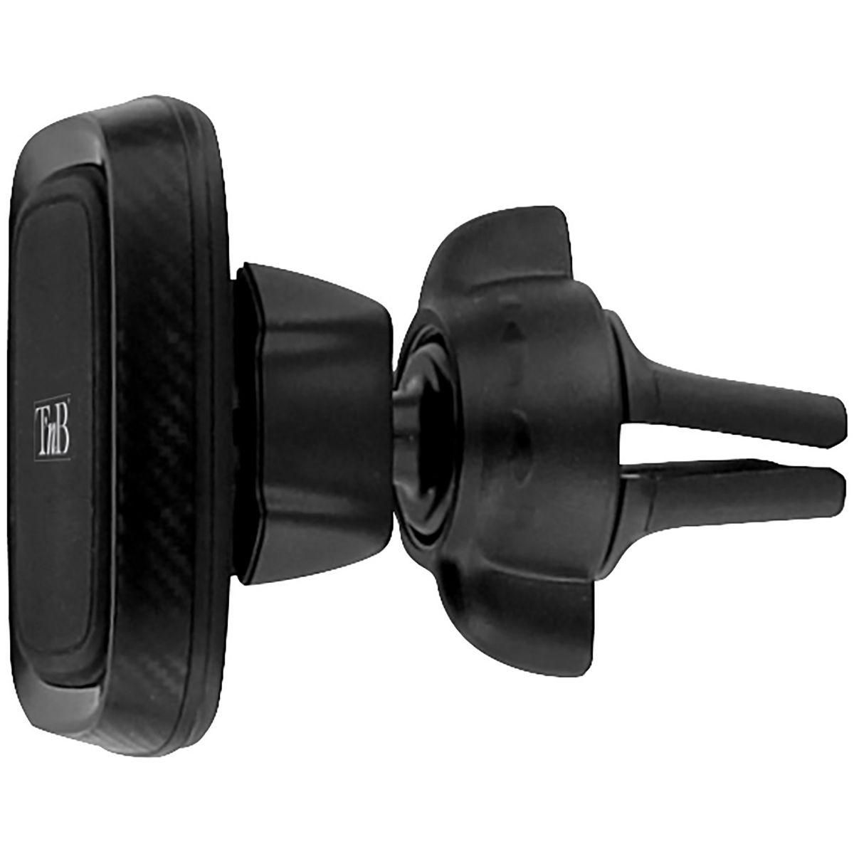 TNB Support smartphone pour grille d'aération carbone noir