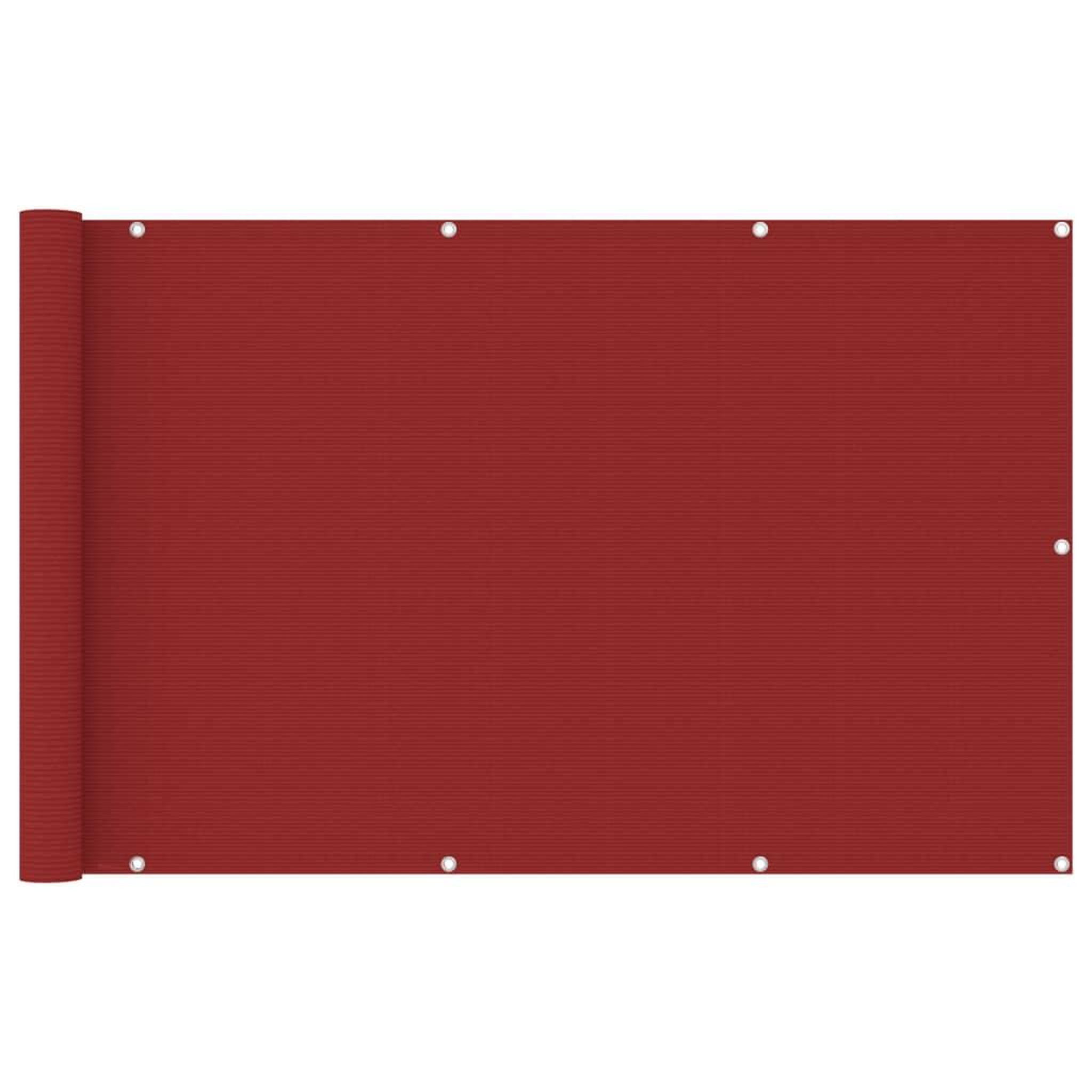 Voir la diapositive 1 : VIDAXL Ecran de balcon Rouge 120x600 cm PEHD