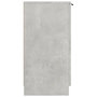 Voir la diapositive 4 : VIDAXL Armoire a chaussures Gris beton 59x35x70 cm Bois d'ingenierie