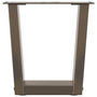 Voir la diapositive 5 : VIDAXL Pieds de table a manger forme V 2 pcs acier naturel acier