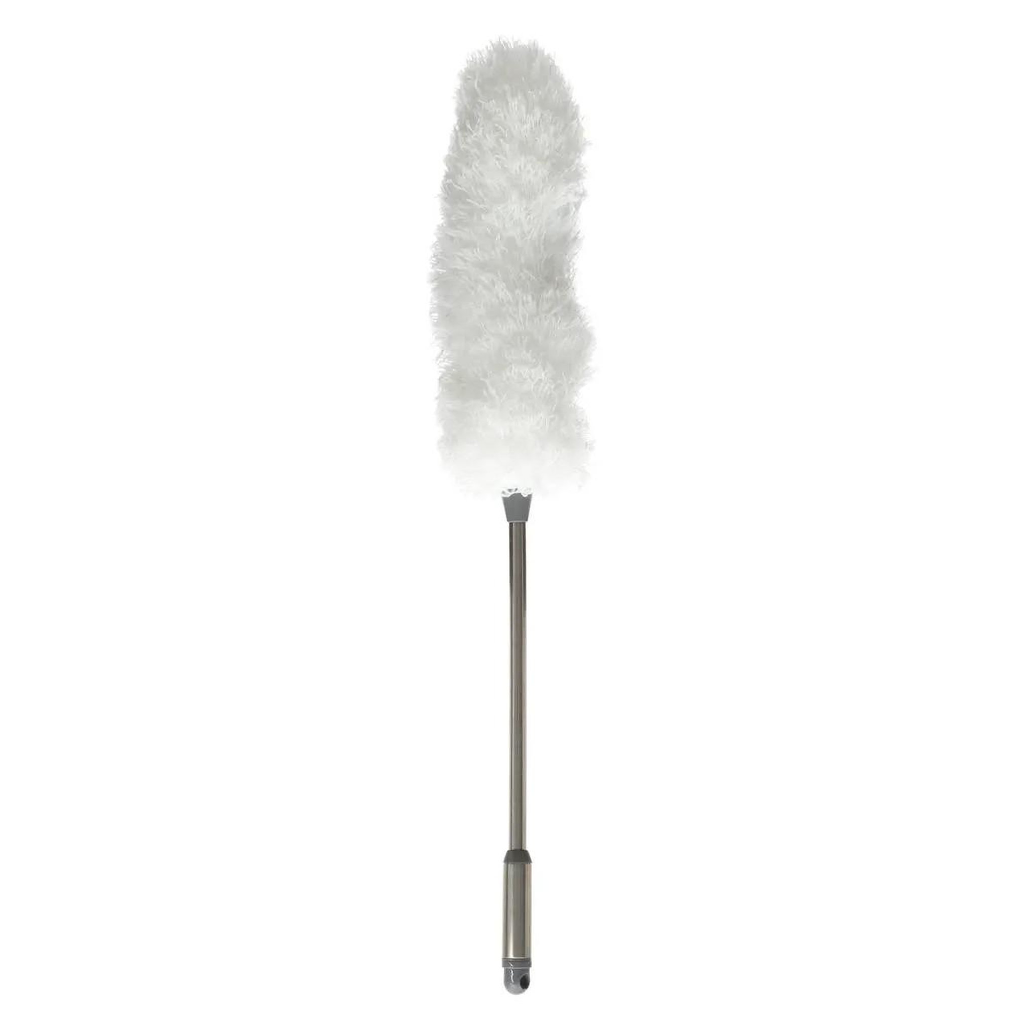 FIVE Plumeau tête pivotante  manche inox  78cm argent