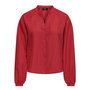 Voir la diapositive 1 : JACQUELINE DE YONG Blouse Manches Longues Rouge Femme JDY Loli
