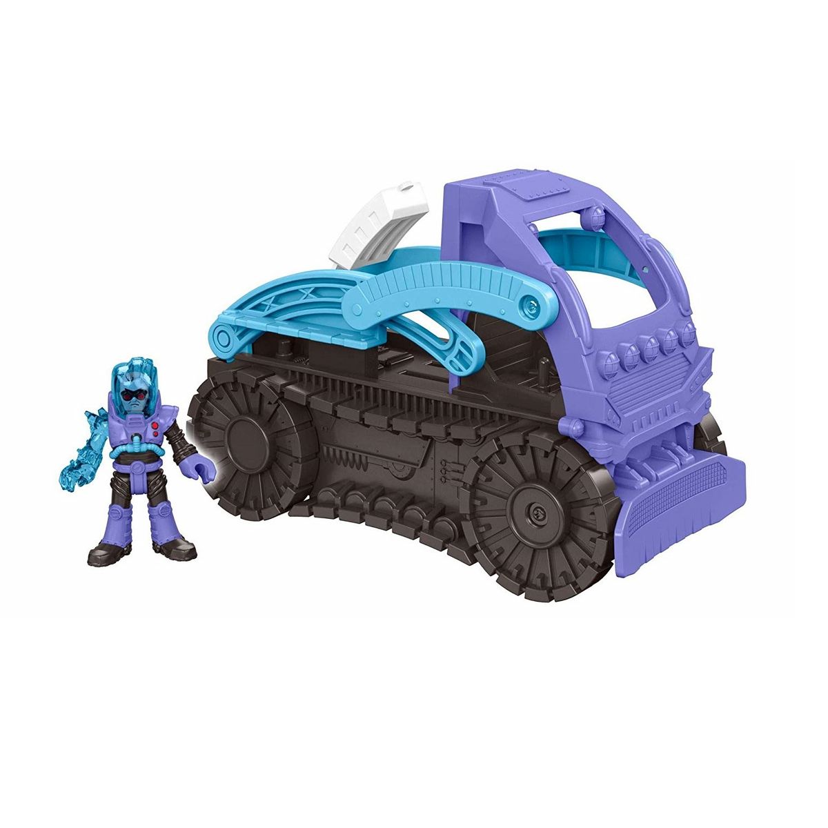Fisher price Imaginext - Véhicule transformable + figurine Mr. Freeze Snowcat - Dc Super Friends