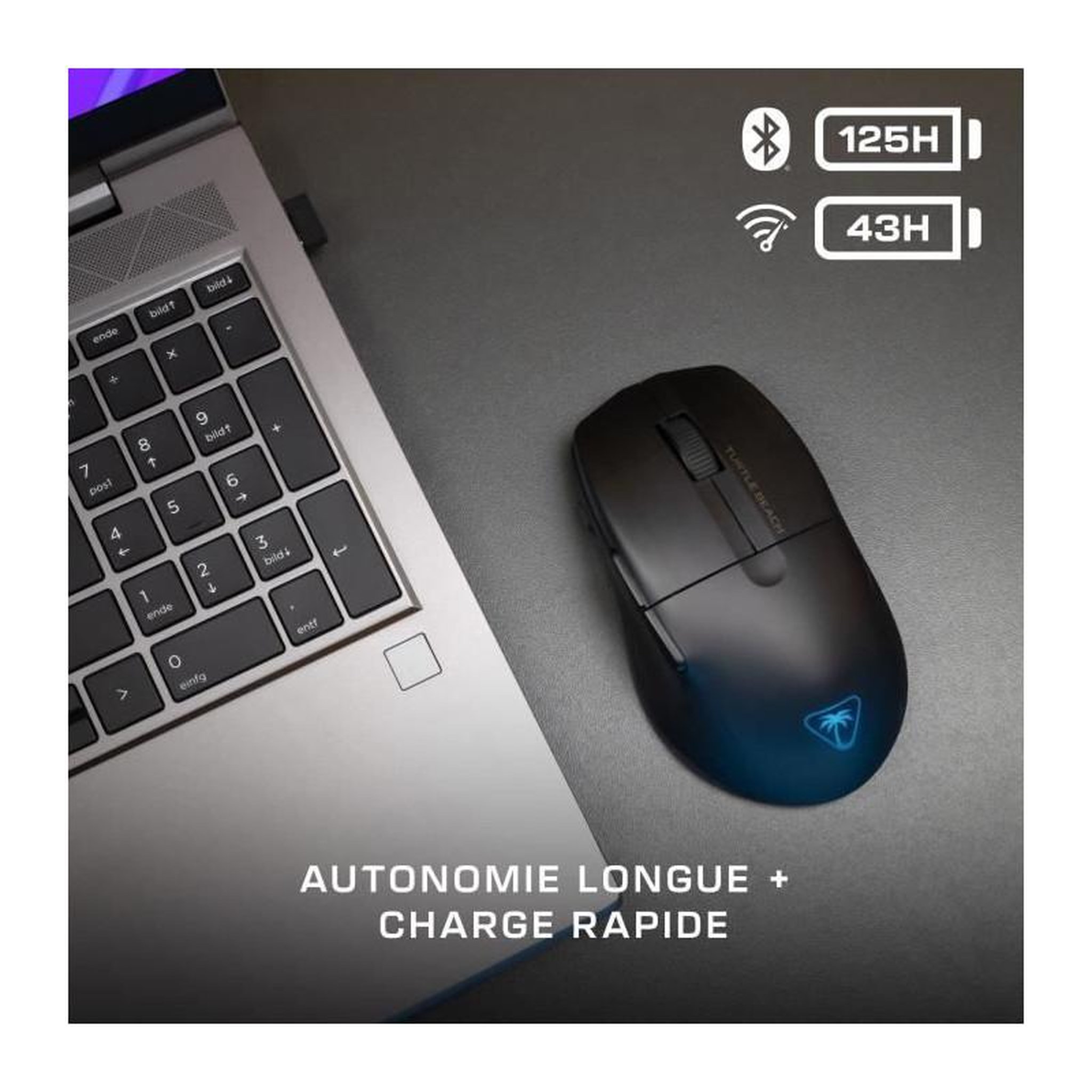 Voir la diapositive 6 : Turtle Beach Souris gaming sans fil ultra légere - TURTLE BEACH - Pure Air - Noire