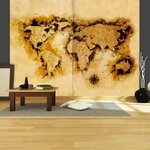 Paris Prix Papier Peint  Gold Diggers' Map of the World. Coloris disponibles : Multicolore