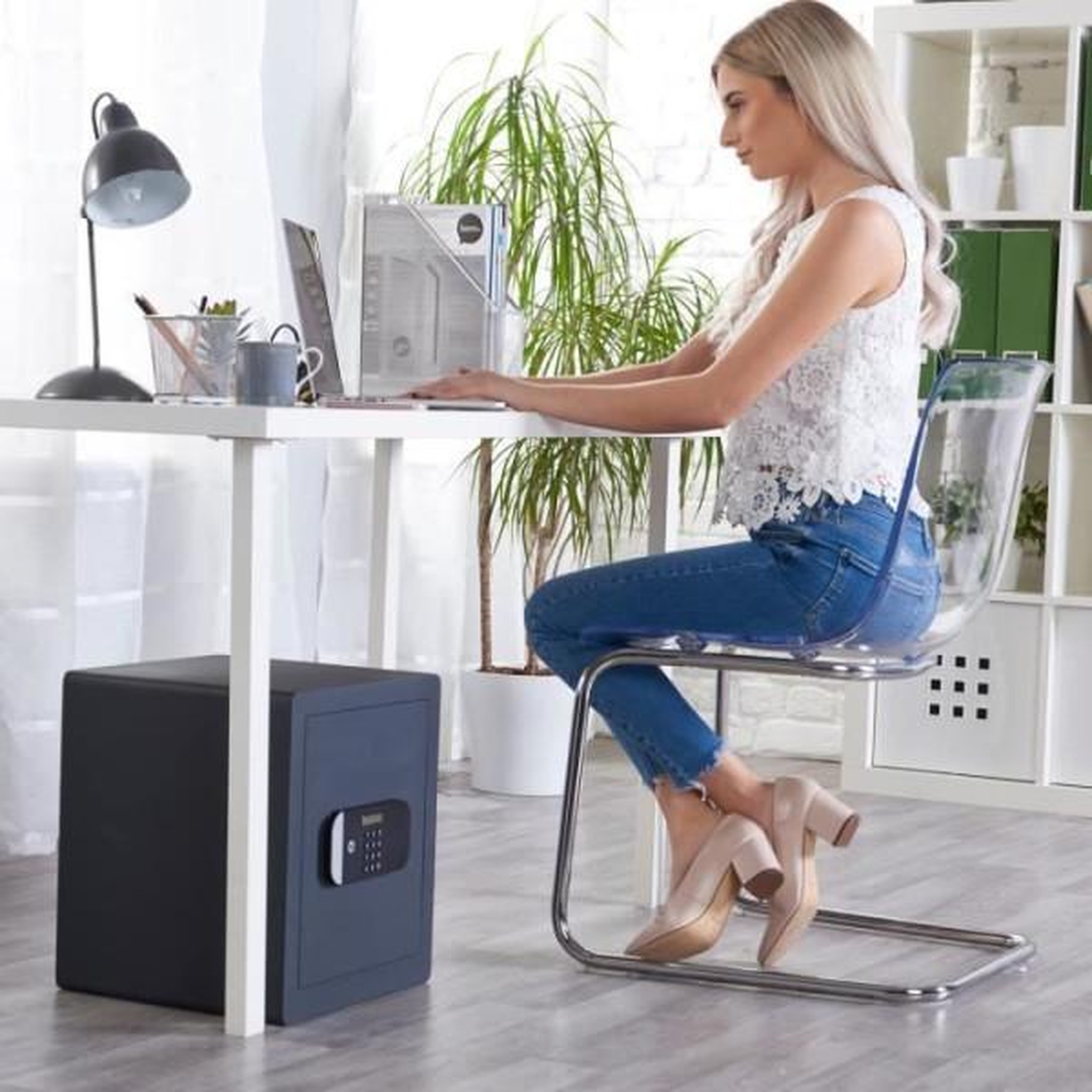Voir la diapositive 5 : YALE Coffre-fort haute sécurité yale a serrure électronique (35,5 l)