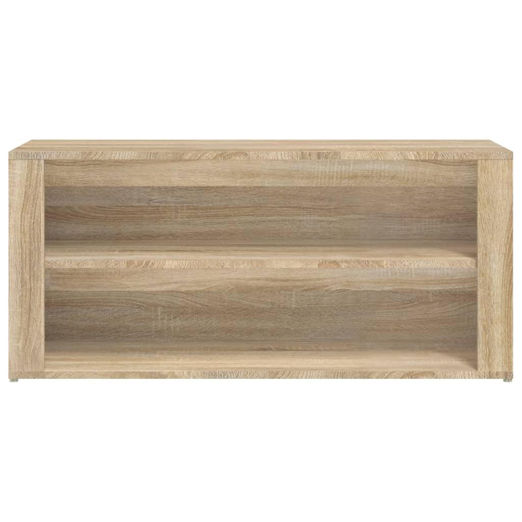 Voir la diapositive 5 : VIDAXL Etagere a chaussures Chene sonoma 100x35x45cm Bois d'ingenierie