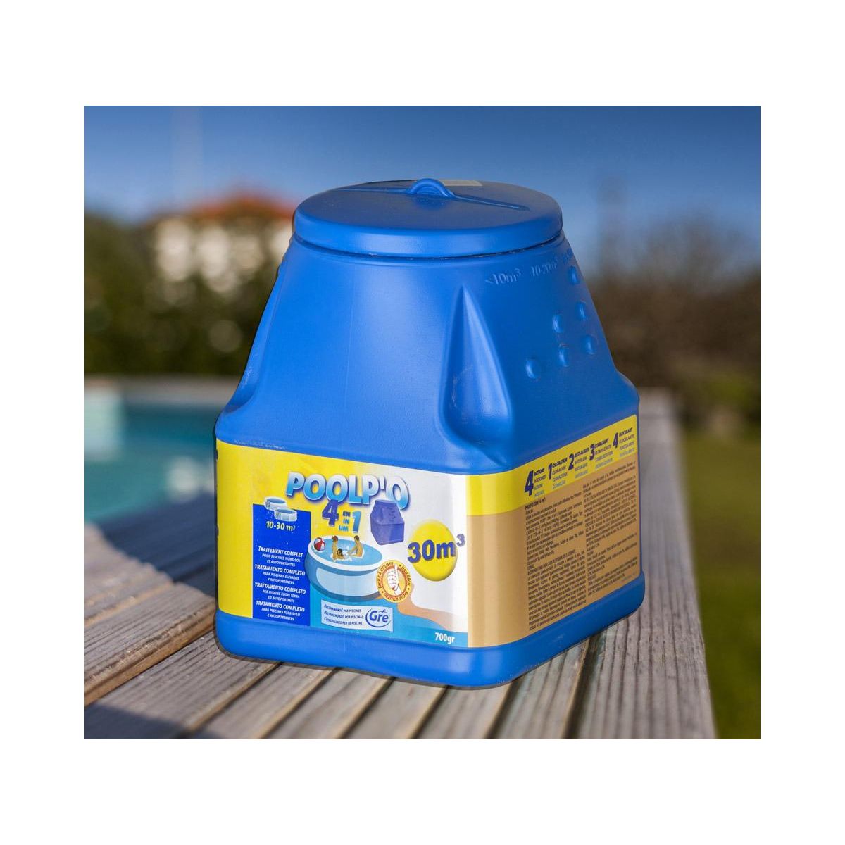 GRE Traitement complet Poolp'O pour piscine de 10 à 30 m³ - Gré