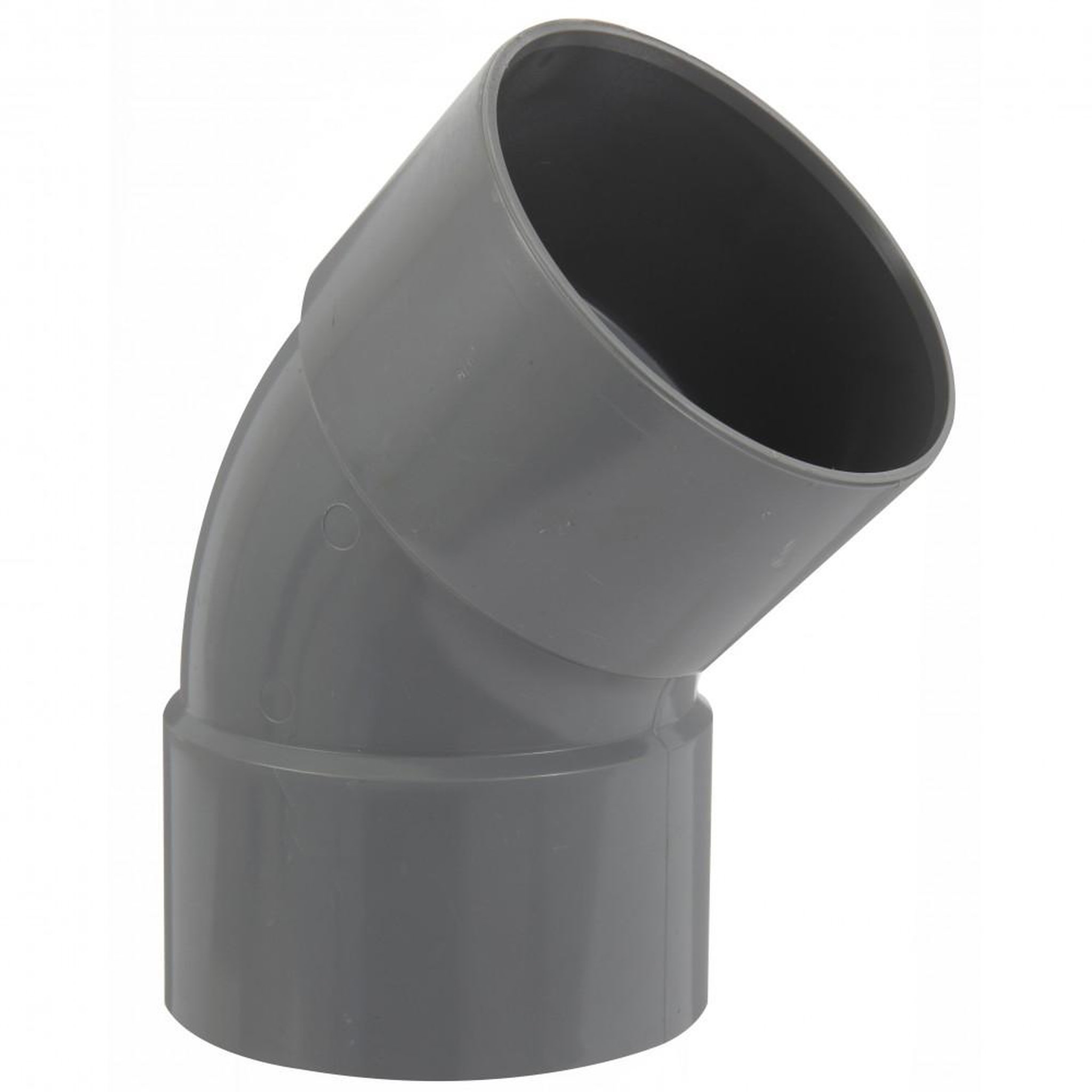 GIRPI Coude 45° en pvc à coller, femelle / femelle, D100
