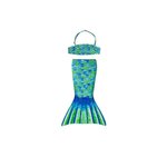 FINFUN jupe sirène + bikini vert toddler 3
