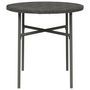 Voir la diapositive 3 : VIDAXL Table a the Gris 45 cm Resine tressee