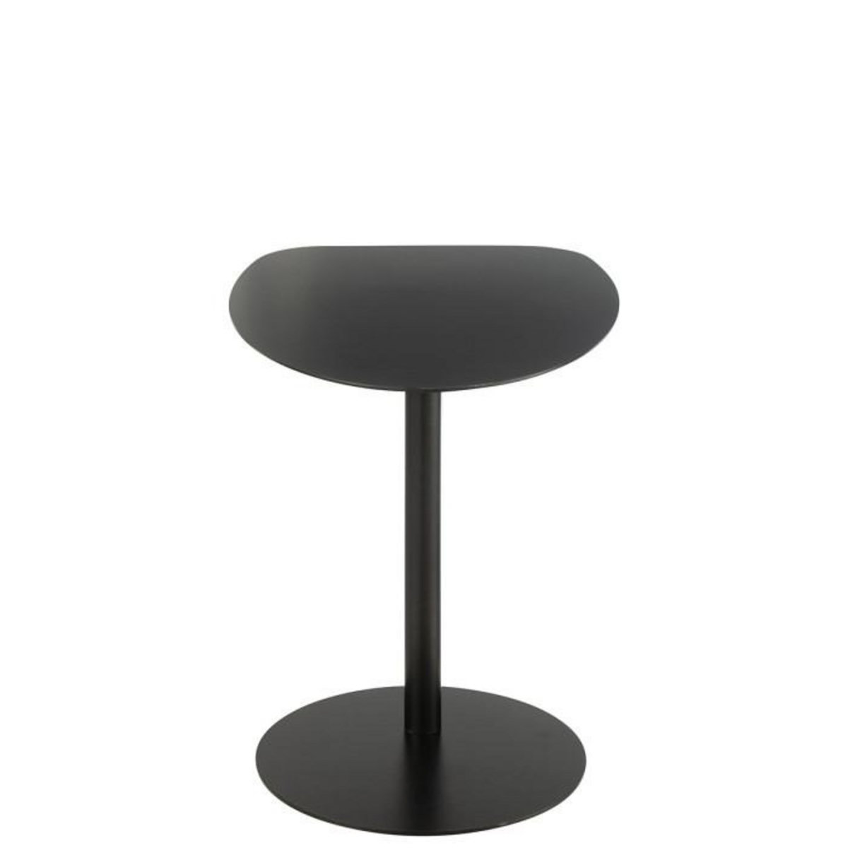 Paris Prix Table d'Appoint en Métal  Ice  55cm Noir