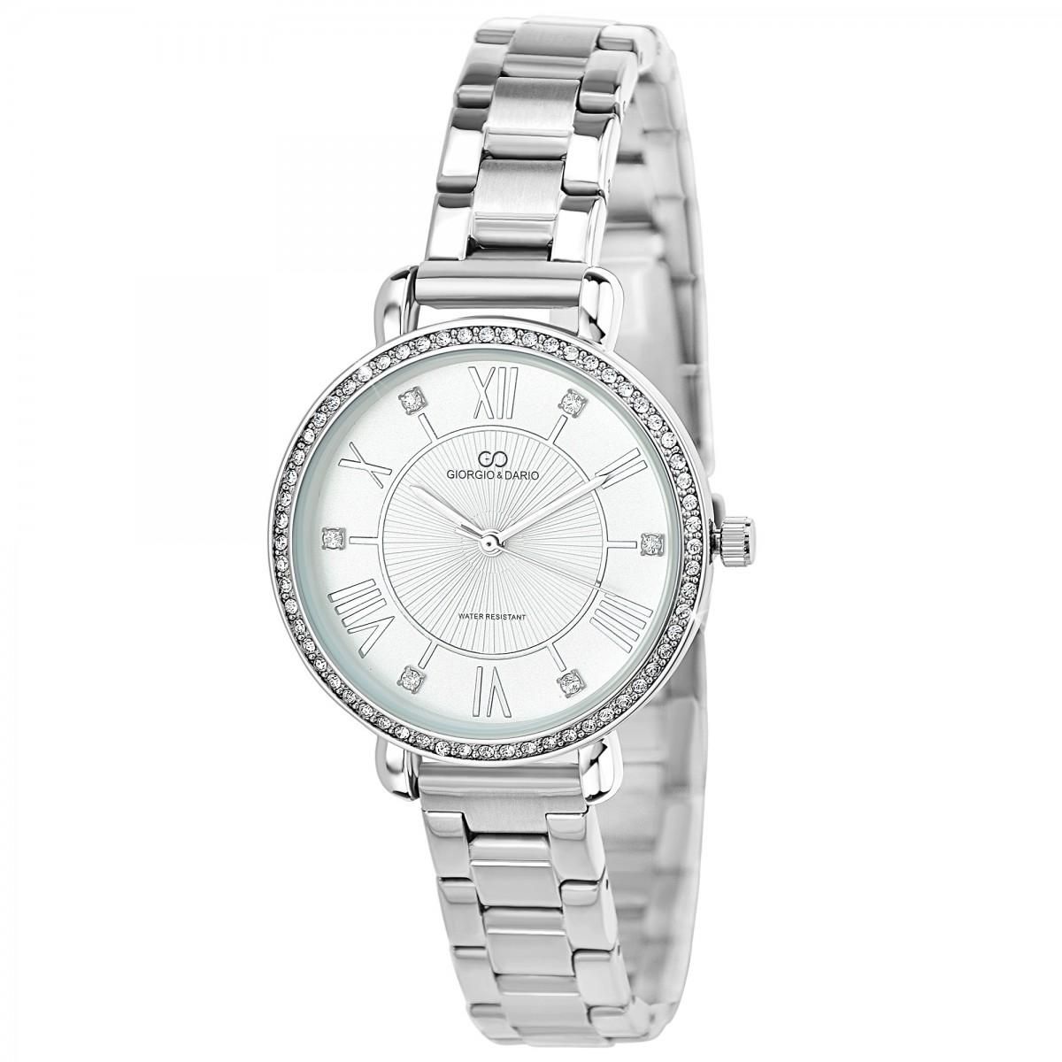 SC CRYSTAL Montre Kayna élégante ornée de Cristaux scintillants par SC Crystal