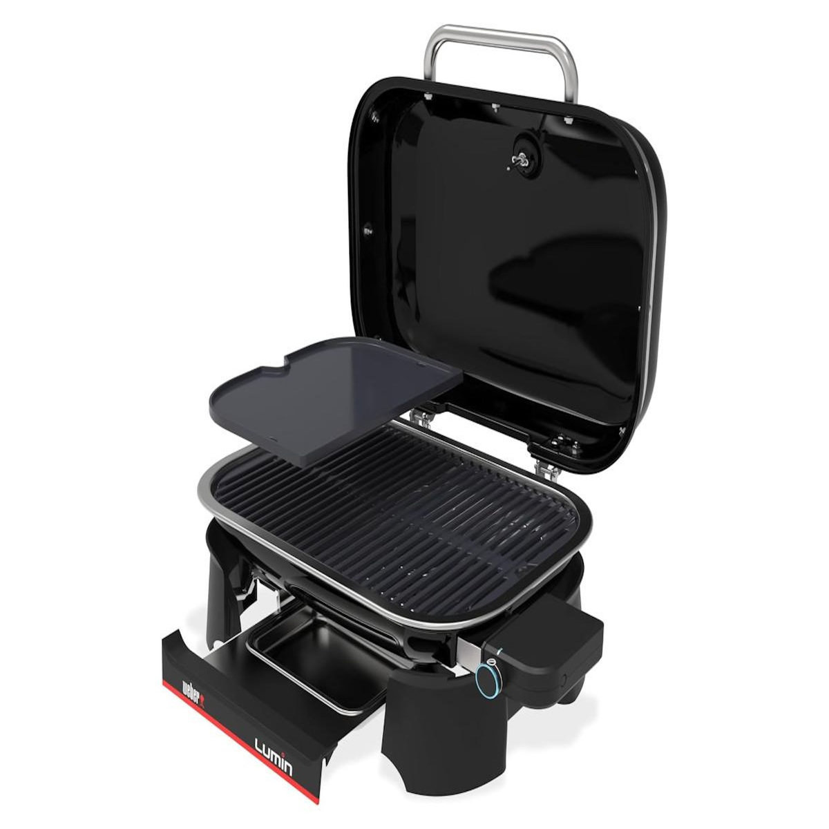 Weber Barbecue électrique Lumin + plancha noire - Weber