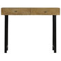 Voir la diapositive 3 : VIDAXL Table console Bois de manguier massif 102x30x79 cm