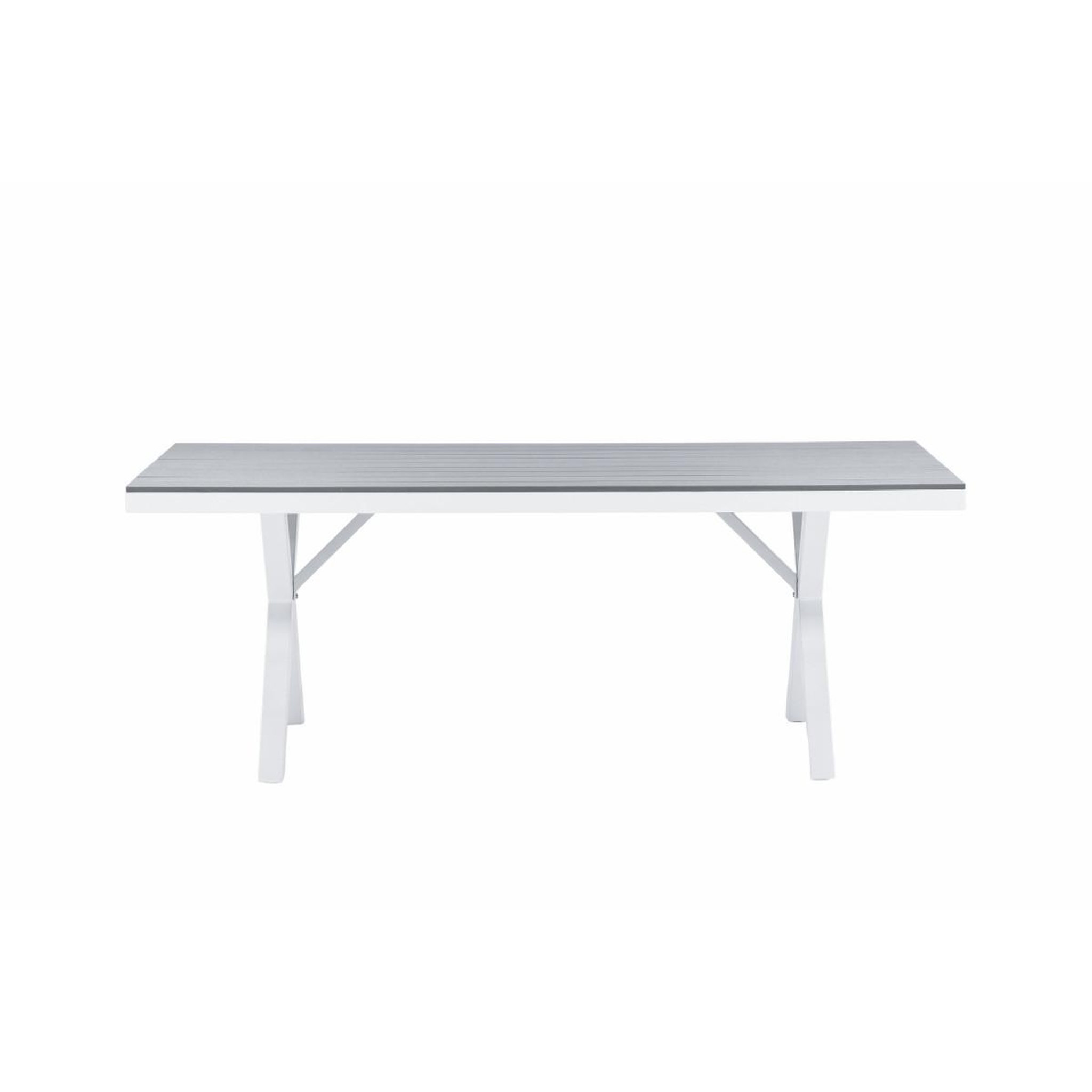 Voir la diapositive 5 : Paris Prix Table de jardin  garcia  200cm gris
