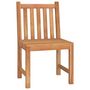 Voir la diapositive 5 : VIDAXL Ensemble a manger de jardin 5pcs Bois de teck massif