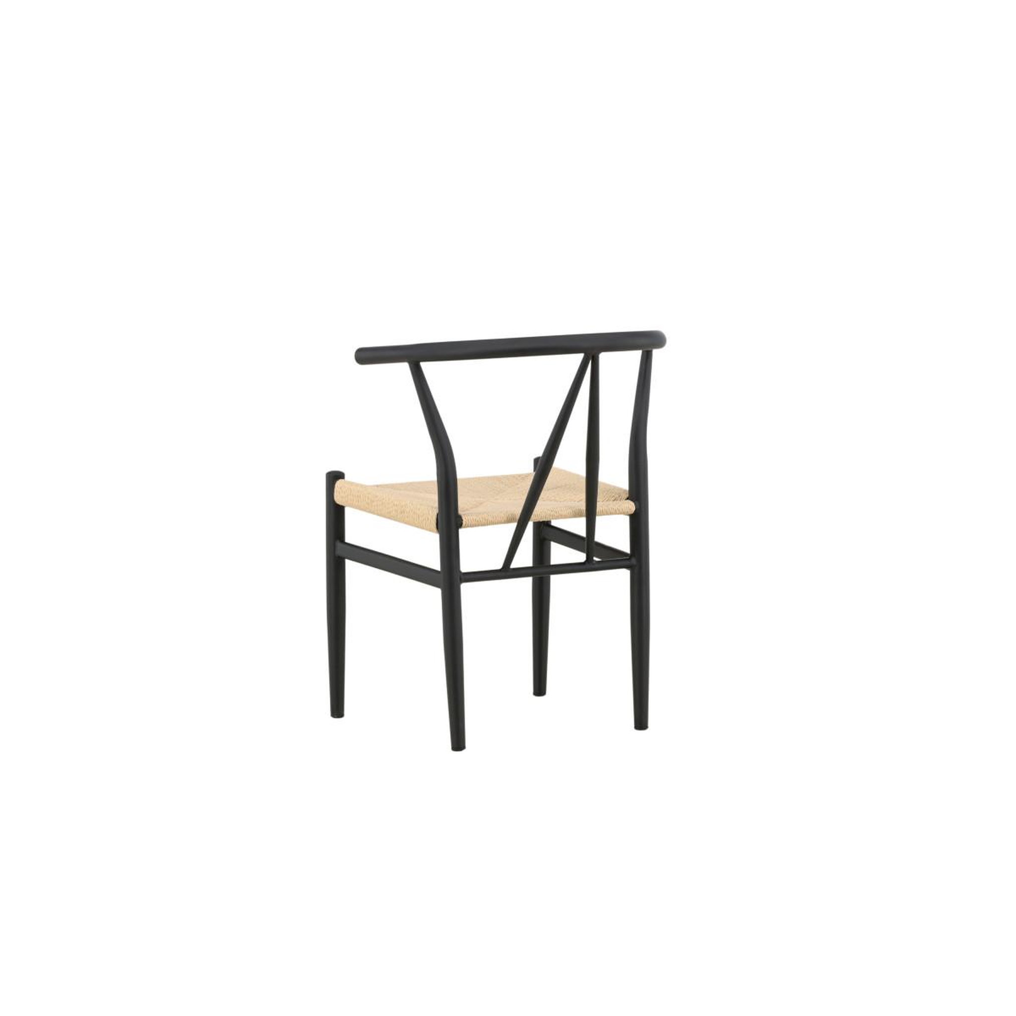 Voir la diapositive 5 : Paris Prix Chaise en rotin  alfons  72cm noir