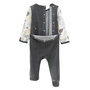 Voir la diapositive 4 : Petit Béguin Pyjama bébé en velours Touctouc