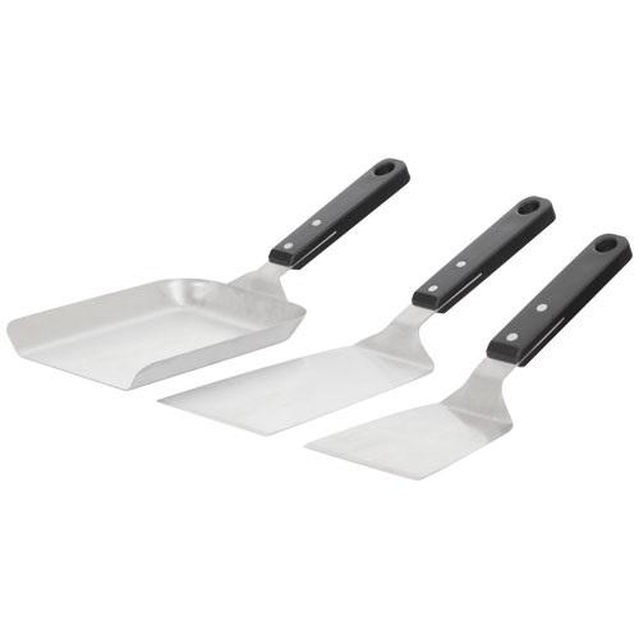 Voir la diapositive 2 : Le marquier Ustensile plancha kit 3 spatules inox