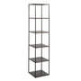 Voir la diapositive 2 : Paris Prix Étagère 6 Niveaux en Métal  Lovra  180cm Noir