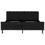 Voir la diapositive 3 : VIDAXL Cadre de lit sans matelas noir velours 160x200 cm