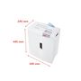 Voir la diapositive 2 : Hsm Destructeur de documents 6 feuilles coupe particules 2x15mm - 1046111