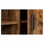 Buffet style industriel 2 portes + rangements bois et métal L87,5cm CHARLIZE