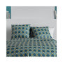 Voir la diapositive 2 : ATELIER DU COTON Housse de couette 240x220 TRISKA + 2 taies coton 57 fils