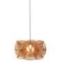 Voir la diapositive 3 : Paris Prix Abat-Jour Suspendu en Rotin  Vagues  50cm Beige