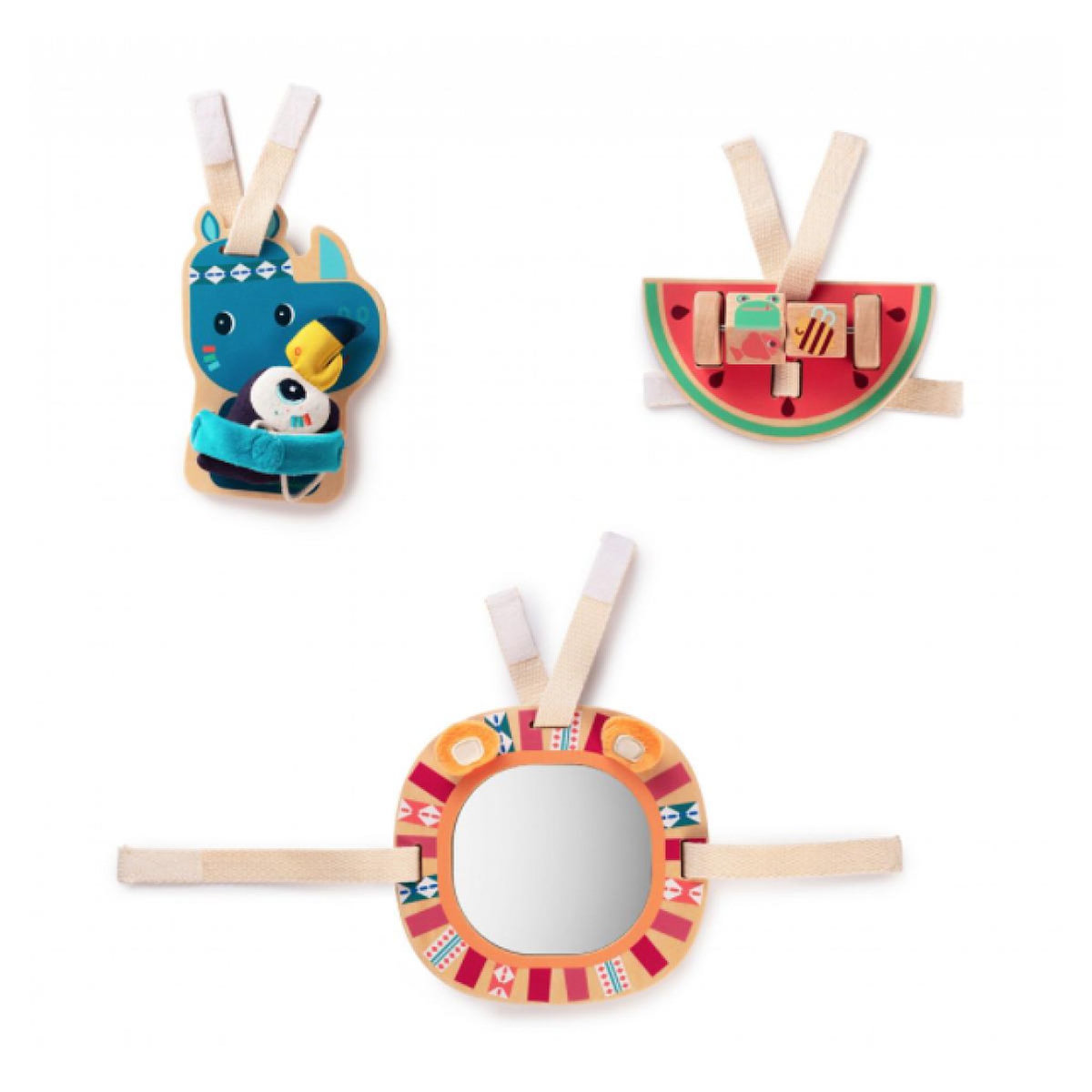 LILLIPUTIENS Marius le rhinoceros, set d activites nomade